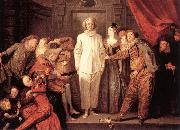 WATTEAU, Antoine Italian Comedians21 China oil painting reproduction